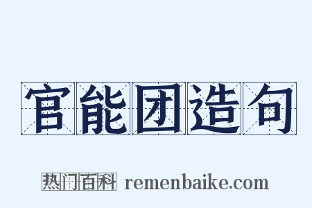官能团造句是什么意思的图片